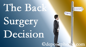 Ashburn back surgery for a disc herniation is an option to be carefully studied before a decision is made to proceed. 