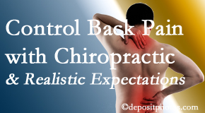 Poulin Chiropractic of Herndon and Ashburn helps patients establish realistic goals and find some control of their back pain and neck pain so it doesn’t necessarily control them. 