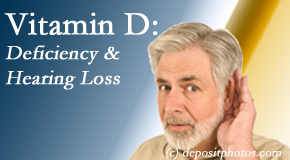 Poulin Chiropractic of Herndon and Ashburn presents recent research about low vitamin D levels and hearing loss. 