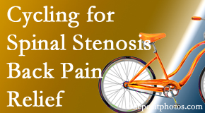 Poulin Chiropractic of Herndon and Ashburn encourages exercise like cycling for back pain relief from lumbar spine stenosis.