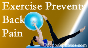 Poulin Chiropractic of Herndon and Ashburn suggests Ashburn back pain prevention with exercise.