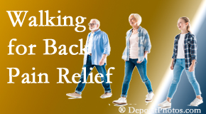 Poulin Chiropractic of Herndon and Ashburn often recommends walking for Ashburn back pain sufferers.