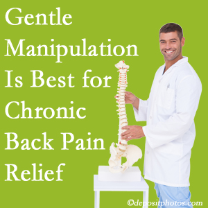 Gentle Ashburn chiropractic treatment of chronic low back pain is superior. 