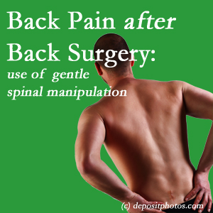 picture of a Ashburn spinal manipulation for back pain after back surgery