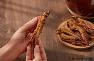 Ashburn chiropractic nutrition tip: picture  of red ginseng for anti-aging and anti-inflammatory pain