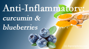 Poulin Chiropractic of Herndon and Ashburn presents recent studies touting the anti-inflammatory benefits of curcumin and blueberries. 