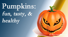 Poulin Chiropractic of Herndon and Ashburn appreciates the pumpkin for its decorative and nutritional benefits especially the anti-inflammatory and antioxidant!
