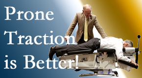Ashburn spinal traction applied lying face down – prone – is best according to the latest research. Visit Poulin Chiropractic of Herndon and Ashburn.