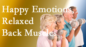 Poulin Chiropractic of Herndon and Ashburn encourages a positive outlook and upright body position to bolster healing from back pain.
