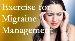 Poulin Chiropractic of Herndon and Ashburn includes exercise into the chiropractic treatment plan for migraine relief.