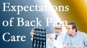 The pain relief expectations of Ashburn back pain patients influence their satisfaction with chiropractic care. What’s realistic?