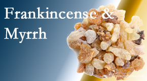 frankincense and myrrh picture for Ashburn and Herndon anti-inflammatory, anti-tumor, antioxidant effects