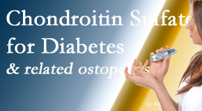 Poulin Chiropractic of Herndon and Ashburn shares new info on the benefits of chondroitin sulfate for diabetes management of its inflammatory and osteoporotic aspects.