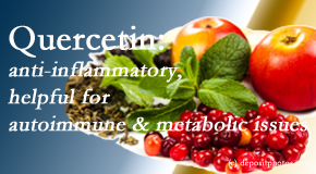 Poulin Chiropractic of Herndon and Ashburn explains the benefits of quercetin for autoimmune, metabolic, and inflammatory diseases. 