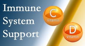 Poulin Chiropractic of Herndon and Ashburn shares details about the benefits of vitamins C and D for the immune system to fight infection. 