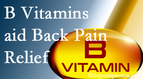Poulin Chiropractic of Herndon and Ashburn may include B vitamins in the Ashburn and Herndon chiropractic treatment plan of back pain sufferers. 