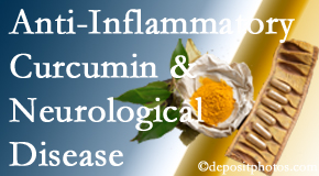 Poulin Chiropractic of Herndon and Ashburn introduces new findings on the benefit of curcumin on inflammation reduction and even neurological disease containment.