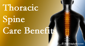 Poulin Chiropractic of Herndon and Ashburn wonders at the benefit of thoracic spine treatment beyond the thoracic spine to help even neck and back pain. 