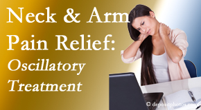 Poulin Chiropractic of Herndon and Ashburn reduces neck pain and related arm pain by using gentle motion-based manipulation.