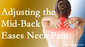 Poulin Chiropractic of Herndon and Ashburn values the whole spine and that treating one section of the spine (thoracic) eases pain in another (cervical)!