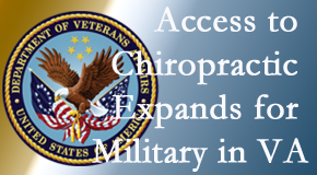 Ashburn chiropractic care helps relieve spine pain and back pain for many locals, and its availability for veterans and military personnel increases in the VA to help more. 
