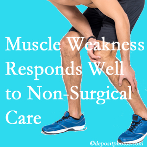 Ashburn chiropractic non-surgical care often improves muscle weakness in back and leg pain patients.