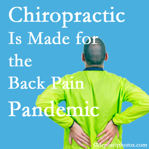 Ashburn and Herndon chiropractic care at Poulin Chiropractic of Herndon and Ashburn is prepared for the pandemic of low back pain. 