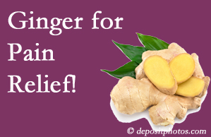 Ashburn and Herndon chronic pain and osteoarthritis pain patients will want to check out ginger for its many varied benefits not least of which is pain reduction.