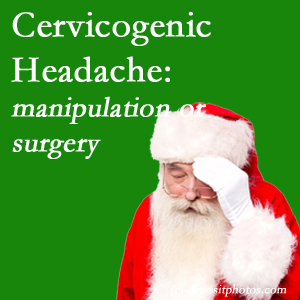 The Ashburn chiropractic manipulation and mobilization show benefit for relief of cervicogenic headache as an option to surgery for its relief.
