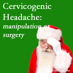 The Ashburn and Herndon chiropractic manipulation and mobilization show benefit for relief of cervicogenic headache as an option to surgery for its relief.
