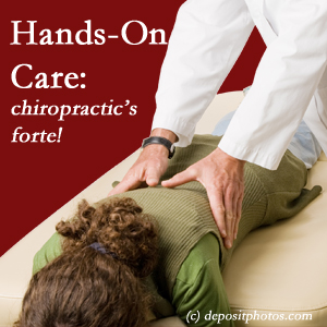 picture of Ashburn and Herndon chiropractic hands-on treatment