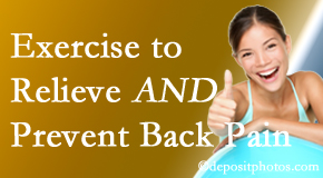 Poulin Chiropractic of Herndon and Ashburn urges Ashburn and Herndon back pain patients to exercise to prevent back pain and get relief from back pain. 