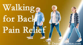 Poulin Chiropractic of Herndon and Ashburn often recommends walking for Ashburn and Herndon back pain sufferers.