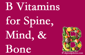 Ashburn and Herndon bone, spine and mind benefit from exercise and vitamin B intake.