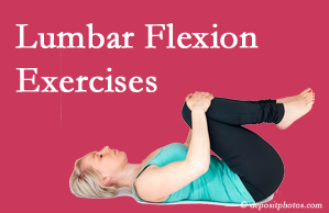 picture of Ashburn and Herndon chiropractic flexion exercise (knee to chest)