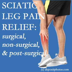 The Ashburn chiropractic relieving treatment for sciatic leg pain works non-surgically and post-surgically for many sufferers.