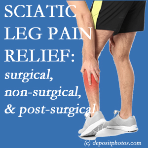 The Ashburn and Herndon chiropractic relieving treatment for sciatic leg pain works non-surgically and post-surgically for many sufferers.