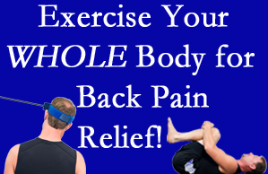 Ashburn chiropractic care includes exercise to help enhance back pain relief at Poulin Chiropractic of Herndon and Ashburn.