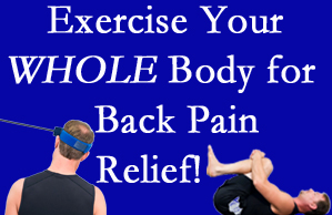 Ashburn and Herndon chiropractic care includes exercise to help enhance back pain relief at Poulin Chiropractic of Herndon and Ashburn.