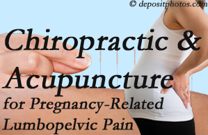 Ashburn and Herndon chiropractic and acupuncture may help pregnancy-related back pain and lumbopelvic pain.