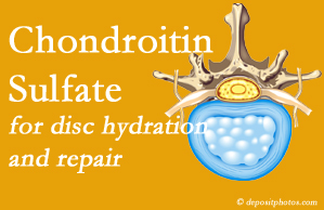 Ashburn and Herndon disc degeneration helped by chondroitin sulfate. 
