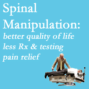 The Ashburn chiropractic care provides spinal manipulation which research is describing as beneficial for pain relief, improved quality of life, and decreased risk of prescription medication use and excess testing.