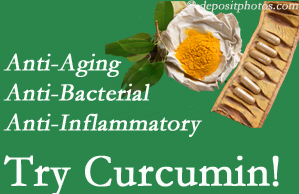 Pain-relieving curcumin may be a good addition to the Ashburn chiropractic treatment plan. 