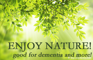 Poulin Chiropractic of Herndon and Ashburn encourages our chiropractic patients to get out in nature! Interacting with nature is good for young and old alike, inspires independence, pleasure, and for dementia sufferers quite possibly even memory-triggering.