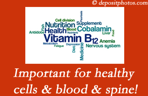 Ashburn chiropractic care may involve checking the level of vitamin B12 since it may influence back pain relief.