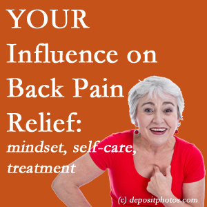 Ashburn and Herndon back pain patients’ recovery paths depend on pain reducing treatment, self-care, and positive mindset.