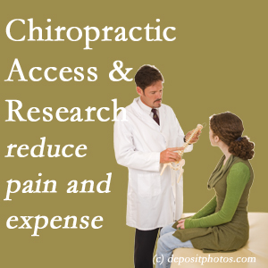 Access to and research behind Ashburn and Herndon chiropractic’s delivery of spinal manipulation is important for back and neck pain patients’ pain relief and expenses.