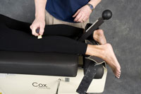 Ashburn and Herndon chiropractic trigger point therapy in the leg